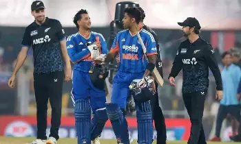 India vs New Zealand T20 series: న్యూజిలాండ్ తో నాలుగో టీ20 లో  భారత్ ఘోర ఓటమి