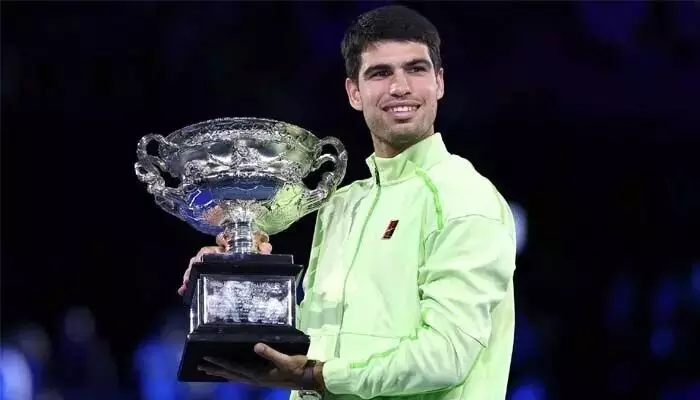 2026 Australian Open: తొలిసారి ఆస్ట్రేలియన్ ఓపెన్ చాంపియన్గా కార్లోస్ అల్కరాజ్ 2026 Australian Open: తొలిసారి ఆస్ట్రేలియన్ ఓపెన్ చాంపియన్గా కార్లోస్ అల్కరాజ్