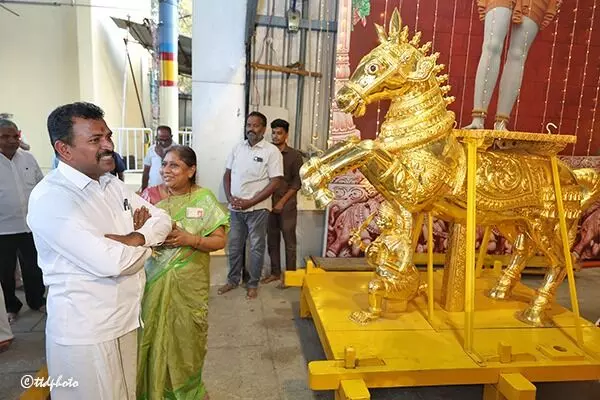 Brahmotsavam Celebrations: బ్రహ్మోత్సవాలకు విస్తృత ఏర్పాట్లు Brahmotsavam Celebrations: బ్రహ్మోత్సవాలకు విస్తృత ఏర్పాట్లు