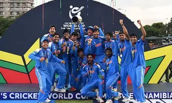 Under-19 World Cup 2026: వైభవ్ విధ్వంసం..ఆరోసారి అండర్ 19 వరల్డ్ కప్ టీమిండియాదే Under-19 World Cup 2026: వైభవ్ విధ్వంసం..ఆరోసారి అండర్ 19 వరల్డ్ కప్ టీమిండియాదే