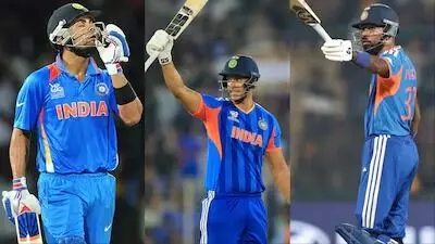 T20 World Cup 2026: కోహ్లీ, హార్దిక్ సరసన శివం దూబే.. టీ20 వరల్డ్ కప్లో అరుదైన రికార్డు! T20 World Cup 2026: కోహ్లీ, హార్దిక్ సరసన శివం దూబే.. టీ20 వరల్డ్ కప్లో అరుదైన రికార్డు!