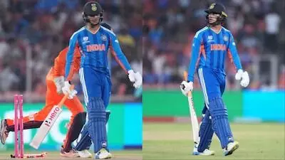 T20 World Cup 2026: టీ20 వరల్డ్ కప్లో అభిషేక్ శర్మ చెత్త రికార్డు! T20 World Cup 2026: టీ20 వరల్డ్ కప్లో అభిషేక్ శర్మ చెత్త రికార్డు!
