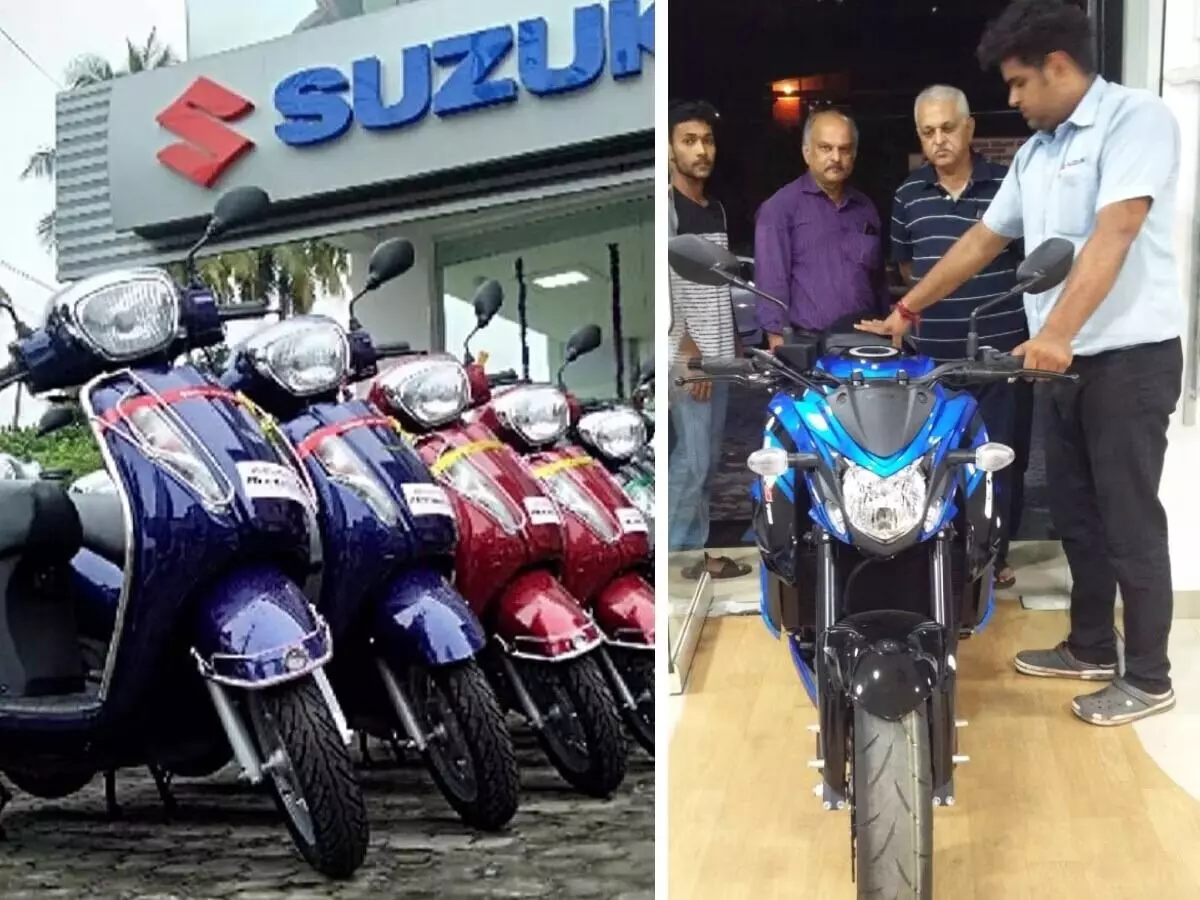 Suzuki : రూ.7 వేల బెనిఫిట్, 10 ఏళ్ల వారంటీ.. సుజుకి టూ-వీలర్లపై ఆఫర్ల వర్షం Suzuki : రూ.7 వేల బెనిఫిట్, 10 ఏళ్ల వారంటీ.. సుజుకి టూ-వీలర్లపై ఆఫర్ల వర్షం