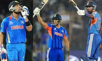 T20 World Cup 2026: కోహ్లీ, హార్దిక్ సరసన శివం దూబే.. టీ20 వరల్డ్ కప్లో అరుదైన రికార్డు! T20 World Cup 2026: కోహ్లీ, హార్దిక్ సరసన శివం దూబే.. టీ20 వరల్డ్ కప్లో అరుదైన రికార్డు!