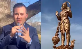 USA: టెక్సాస్లో హనుమాన్ విగ్రహం పై మాగా కార్యకర్త వివాదాస్పద వ్యాఖ్యలు: హిందూ సమాజం నుంచి తీవ్ర ఆగ్రహం USA: టెక్సాస్లో హనుమాన్ విగ్రహం పై మాగా కార్యకర్త వివాదాస్పద వ్యాఖ్యలు: హిందూ సమాజం నుంచి తీవ్ర ఆగ్రహం