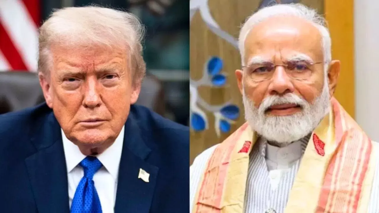 Tariff War : మోదీ నా దోస్తే..కానీ పన్నులు కట్టాల్సిందే..ఇండియా-యూఎస్ ట్రేడ్ డీల్పై ట్రంప్ సంచలన వ్యాఖ్యలు Tariff War : మోదీ నా దోస్తే..కానీ పన్నులు కట్టాల్సిందే..ఇండియా-యూఎస్ ట్రేడ్ డీల్పై ట్రంప్ సంచలన వ్యాఖ్యలు