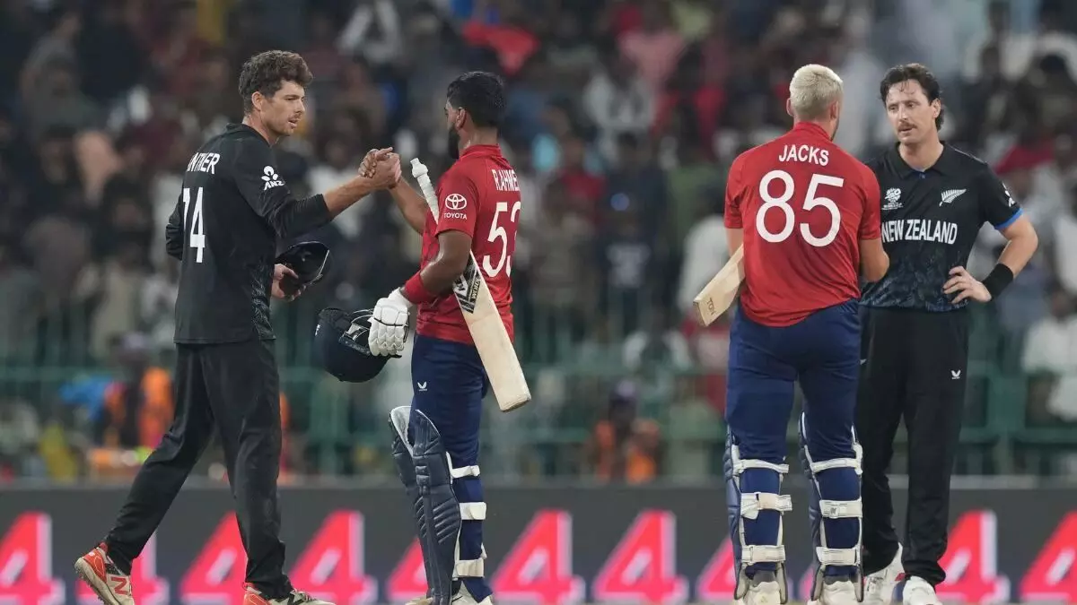 T20 World Cup 2026: న్యూజిలాండ్ ఓటమి.. సెమీస్ కు ఇంగ్లాండ్ T20 World Cup 2026: న్యూజిలాండ్ ఓటమి.. సెమీస్ కు ఇంగ్లాండ్