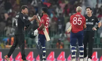T20 World Cup 2026: న్యూజిలాండ్ ఓటమి.. సెమీస్ కు ఇంగ్లాండ్ T20 World Cup 2026: న్యూజిలాండ్ ఓటమి.. సెమీస్ కు ఇంగ్లాండ్