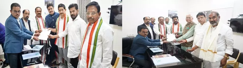 Rajya Sabha Elections: రాజ్యసభలో కాంగ్రెస్ రెండు స్థానాలు ధృవీకరణ: సింఘ్వీ, వేం నరేందర్రెడ్డి ఏకగ్రీవ ఎన్నికలు ఖాయం! Rajya Sabha Elections: రాజ్యసభలో కాంగ్రెస్ రెండు స్థానాలు ధృవీకరణ: సింఘ్వీ, వేం నరేందర్రెడ్డి ఏకగ్రీవ ఎన్నికలు ఖాయం!