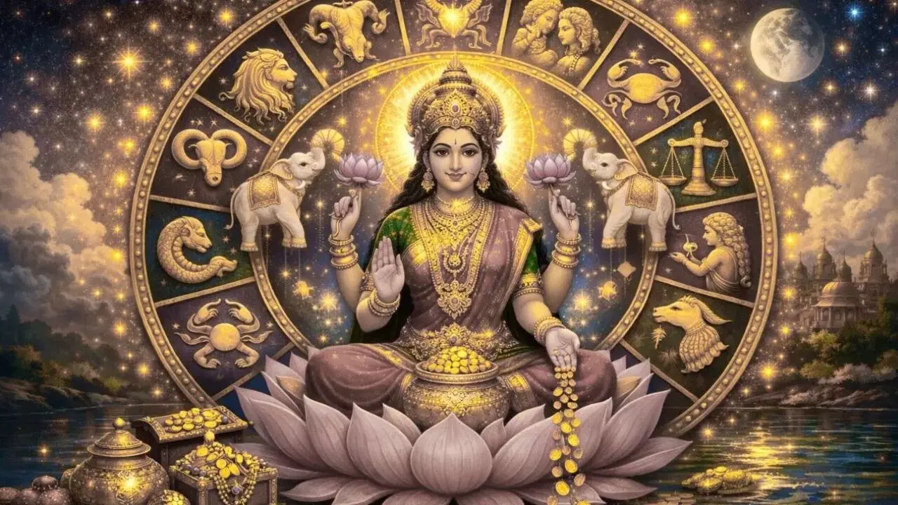 Mahalakshmi Rajayog in 4 Days: మరో 4 రోజుల్లో మహాలక్ష్మి రాజయోగం.. ఈ 3 రాశుల వారికి కనకవర్షమే.. Mahalakshmi Rajayog in 4 Days: మరో 4 రోజుల్లో మహాలక్ష్మి రాజయోగం.. ఈ 3 రాశుల వారికి కనకవర్షమే..