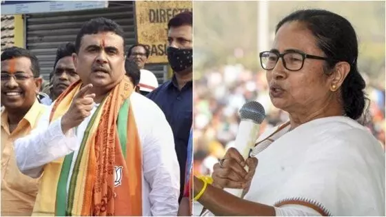 BJP’s First List: భాజపా తొలి జాబితా: భవానీపూర్లో మమతా బెనర్జీతో సువేందు అధికారి పోటీ! BJP’s First List: భాజపా తొలి జాబితా: భవానీపూర్లో మమతా బెనర్జీతో సువేందు అధికారి పోటీ!