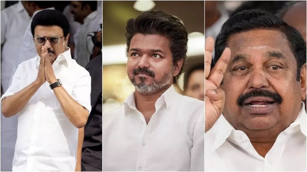 Tamilaga Vettri Kazhagam-Vijay: తమిళనాడు అసెంబ్లీ ఎన్నికల్లో గేమ్చేంజర్గా తమిళాగ వెట్రిక్ కళగం – విజయ్ కీలక పాత్ర Tamilaga Vettri Kazhagam-Vijay: తమిళనాడు అసెంబ్లీ ఎన్నికల్లో గేమ్చేంజర్గా తమిళాగ వెట్రిక్ కళగం – విజయ్ కీలక పాత్ర