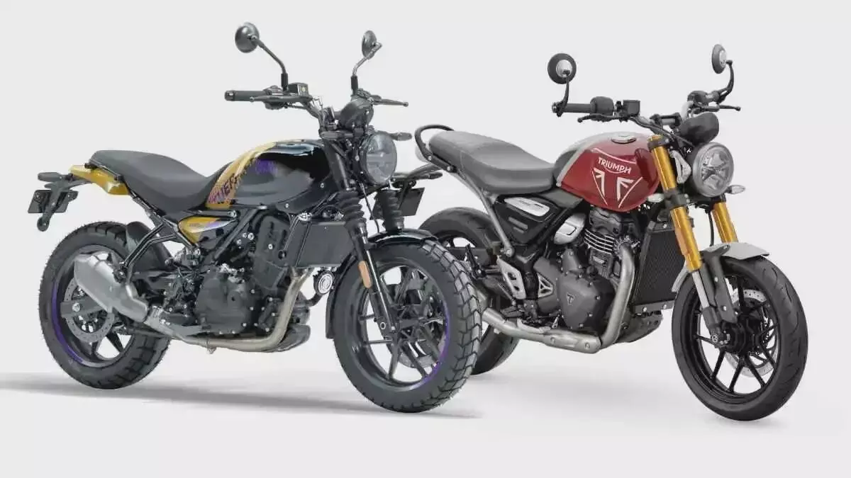 Royal Enfield Guerrilla 450 vs Triumph Speed 400: రాయల్ ఎన్ఫీల్డ్ గెరిల్లా వర్సెస్ ట్రయంఫ్ స్పీడ్ 400.. రోడ్లపై అసలైన రారాజు ఎవరు? Royal Enfield Guerrilla 450 vs Triumph Speed 400: రాయల్ ఎన్ఫీల్డ్ గెరిల్లా వర్సెస్ ట్రయంఫ్ స్పీడ్ 400.. రోడ్లపై అసలైన రారాజు ఎవరు?