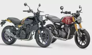 Royal Enfield Guerrilla 450 vs Triumph Speed 400: రాయల్ ఎన్ఫీల్డ్ గెరిల్లా వర్సెస్ ట్రయంఫ్ స్పీడ్ 400.. రోడ్లపై అసలైన రారాజు ఎవరు? Royal Enfield Guerrilla 450 vs Triumph Speed 400: రాయల్ ఎన్ఫీల్డ్ గెరిల్లా వర్సెస్ ట్రయంఫ్ స్పీడ్ 400.. రోడ్లపై అసలైన రారాజు ఎవరు?