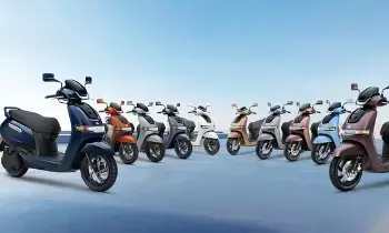 TVS Motor : ఎలక్ట్రిక్ వాహన రంగంలో టీవీఎస్ ప్రభంజనం..ఒక్క ఏడాదే 3 లక్షల స్కూటర్ల విక్రయం TVS Motor : ఎలక్ట్రిక్ వాహన రంగంలో టీవీఎస్ ప్రభంజనం..ఒక్క ఏడాదే 3 లక్షల స్కూటర్ల విక్రయం
