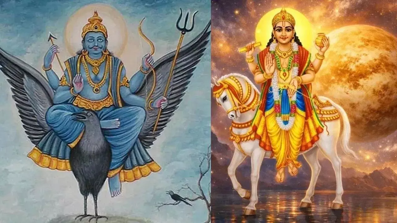 Venus–Saturn Conjunction in Pisces: మీన రాశిలో శుక్ర-శని కలయిక: ఈ 3 రాశుల వారికి మార్చి 26 వరకు కనకవర్షమే.. Venus–Saturn Conjunction in Pisces: మీన రాశిలో శుక్ర-శని కలయిక: ఈ 3 రాశుల వారికి మార్చి 26 వరకు కనకవర్షమే..