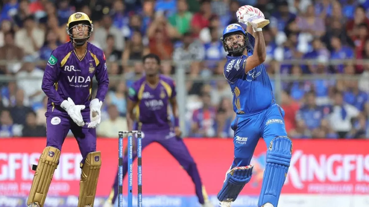 Indian Premier League Season 19: ఐపీఎల్ సీజన్ 19.. రోహిత్ విధ్వంసం.. ముంబై ఇండియన్స్ బోణీ Indian Premier League Season 19: ఐపీఎల్ సీజన్ 19.. రోహిత్ విధ్వంసం.. ముంబై ఇండియన్స్ బోణీ