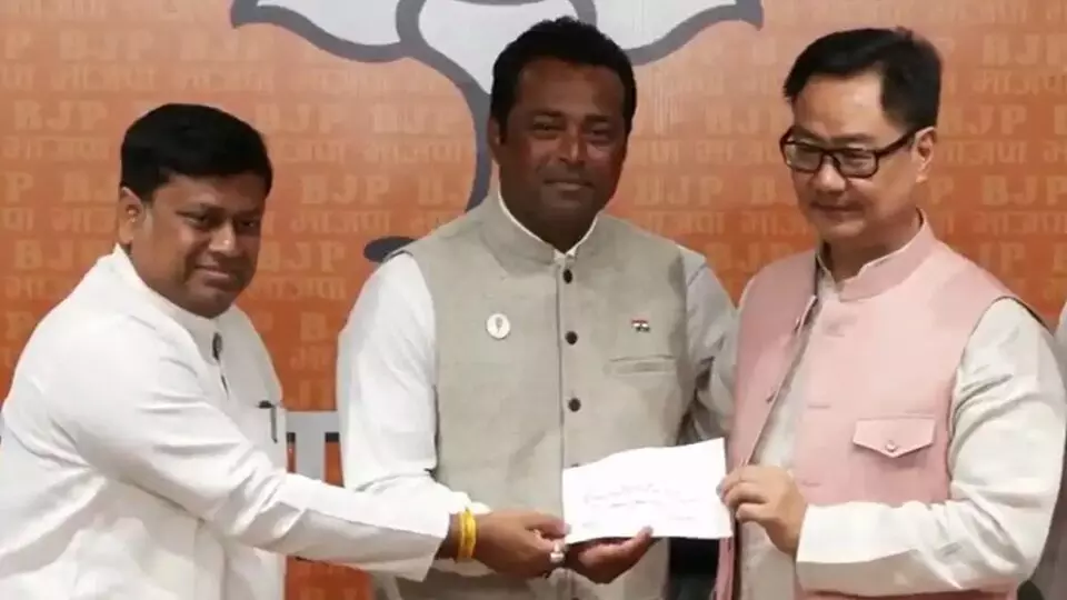Leander Paes: భాజపాలో చేరిన టెన్నిస్ దిగ్గజం లియాండర్ పేస్ Leander Paes: భాజపాలో చేరిన టెన్నిస్ దిగ్గజం లియాండర్ పేస్