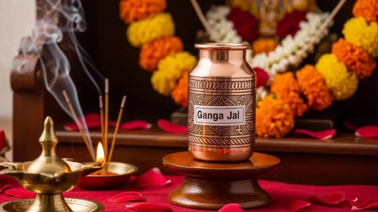 Ganga Jal at Home: ఇంట్లో గంగాజలం ఉందా? వాస్తు ప్రకారం ఈ దిశలో ఉంచితేనే అదృష్టం మీ సొంతం.. Ganga Jal at Home: ఇంట్లో గంగాజలం ఉందా? వాస్తు ప్రకారం ఈ దిశలో ఉంచితేనే అదృష్టం మీ సొంతం..