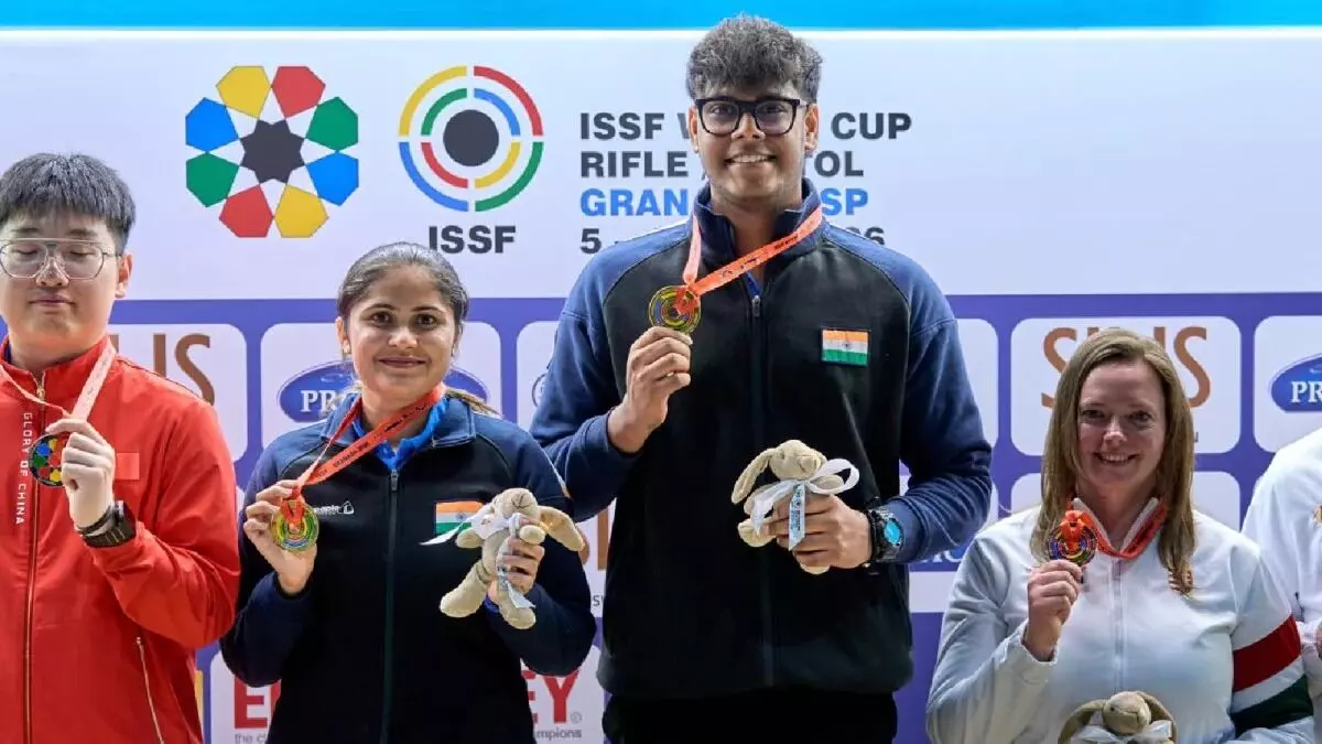 ISSF World Cup: తెలుగు కుర్రాడు ముకేశ్ ప్రపంచ రికార్డ్ ISSF World Cup: తెలుగు కుర్రాడు ముకేశ్ ప్రపంచ రికార్డ్