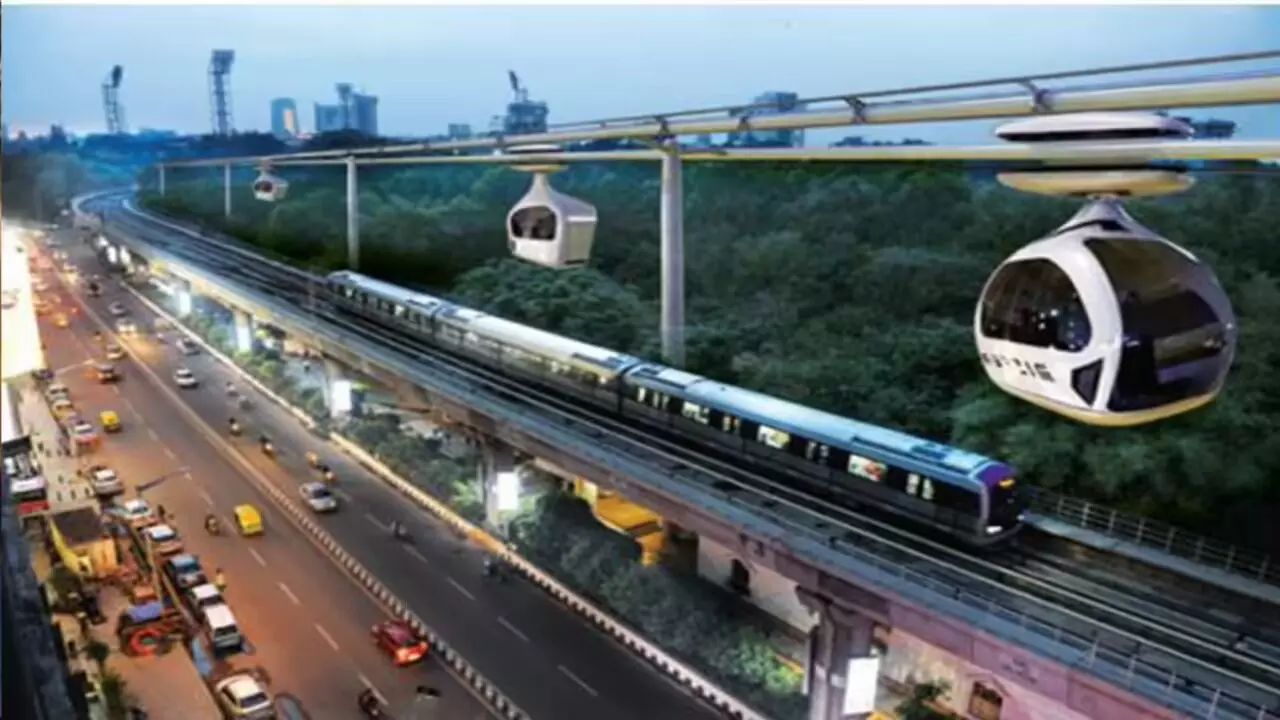 Pod Taxi : ముంబై రోడ్లపై అద్భుతం.. డ్రైవర్ లేని కార్లు గాల్లో తేలుతూ వచ్చేస్తున్నాయి Pod Taxi : ముంబై రోడ్లపై అద్భుతం.. డ్రైవర్ లేని కార్లు గాల్లో తేలుతూ వచ్చేస్తున్నాయి