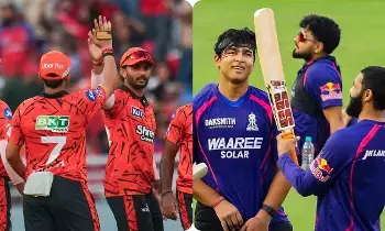 IPL 2026: సన్రైజర్స్కు రాజస్థాన్ సవాల్.. నేటి మ్యాచ్లో గెలిచేదెవరు? IPL 2026: సన్రైజర్స్కు రాజస్థాన్ సవాల్.. నేటి మ్యాచ్లో గెలిచేదెవరు?