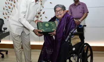 N. Chandrababu Naidu: చంద్రబాబుతో జీఆర్ఎంబీ ఛైర్మన్ దోర్జే గ్యాంబా భేటీ N. Chandrababu Naidu: చంద్రబాబుతో జీఆర్ఎంబీ ఛైర్మన్ దోర్జే గ్యాంబా భేటీ