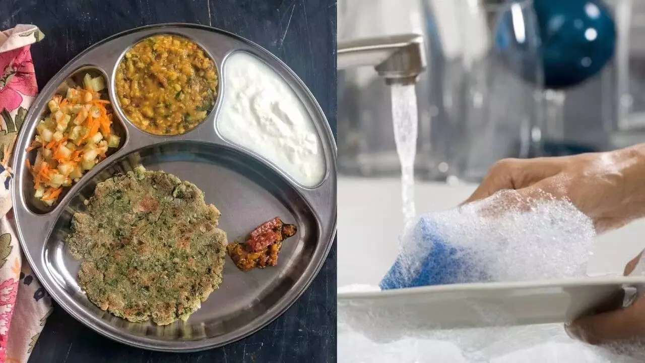 Clean Your Plate After Meals: భోజనం చేసిన తర్వాత ప్లేట్ ఎందుకు శుభ్రం చేయాలి? దారిద్య్రం దరిచేరకుండా ఉండాలంటే ఇవి పాటించండి.. Clean Your Plate After Meals: భోజనం చేసిన తర్వాత ప్లేట్ ఎందుకు శుభ్రం చేయాలి? దారిద్య్రం దరిచేరకుండా ఉండాలంటే ఇవి పాటించండి..