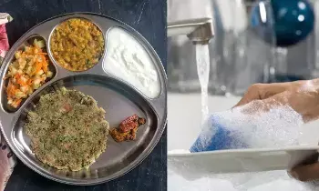 Clean Your Plate After Meals: భోజనం చేసిన తర్వాత ప్లేట్ ఎందుకు శుభ్రం చేయాలి? దారిద్య్రం దరిచేరకుండా ఉండాలంటే ఇవి పాటించండి.. Clean Your Plate After Meals: భోజనం చేసిన తర్వాత ప్లేట్ ఎందుకు శుభ్రం చేయాలి? దారిద్య్రం దరిచేరకుండా ఉండాలంటే ఇవి పాటించండి..