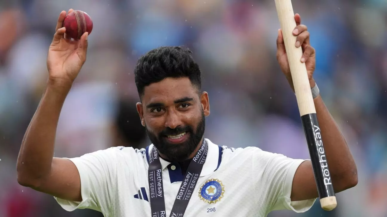 Mohammed Siraj: మహ్మద్ సిరాజ్ కు విజ్డెన్ అవార్డ్ Mohammed Siraj: మహ్మద్ సిరాజ్ కు విజ్డెన్ అవార్డ్