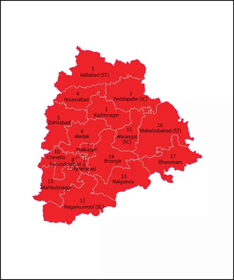 New Lok Sabha Seats: తెలంగాణకు కొత్తగా 9 లేదా 10 లోక్సభ స్థానాలు.. రాజకీయ భూమిక పూర్తి మార్పు! New Lok Sabha Seats: తెలంగాణకు కొత్తగా 9 లేదా 10 లోక్సభ స్థానాలు.. రాజకీయ భూమిక పూర్తి మార్పు!