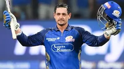 Quinton de Kock: రోహిత్ రికార్డు బ్రేక్.. ధోనీని మించిపోయిన డి కాక్ Quinton de Kock: రోహిత్ రికార్డు బ్రేక్.. ధోనీని మించిపోయిన డి కాక్