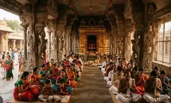 Sit for a While After Temple Darshan: గుడిలో దర్శనం అయ్యాక ఎందుకు కూర్చోవాలి? దీని వెనుక ఉన్న రహస్యం ఇదే! Sit for a While After Temple Darshan: గుడిలో దర్శనం అయ్యాక ఎందుకు కూర్చోవాలి? దీని వెనుక ఉన్న రహస్యం ఇదే!