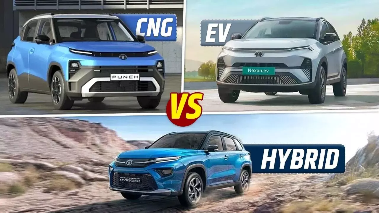 CNG vs Hybrid vs EV: ఏ కారు కొంటే లాభం? కిలోమీటరుకు అయ్యే ఖర్చు లెక్కలివే CNG vs Hybrid vs EV: ఏ కారు కొంటే లాభం? కిలోమీటరుకు అయ్యే ఖర్చు లెక్కలివే