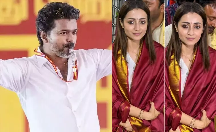 Trisha Krishnan Visits Vijay’s Residence: ట్రెండింగ్ : చెన్నైలోని విజయ్ ఇంటికి త్రిష.. Trisha Krishnan Visits Vijay’s Residence: ట్రెండింగ్ : చెన్నైలోని విజయ్ ఇంటికి త్రిష..