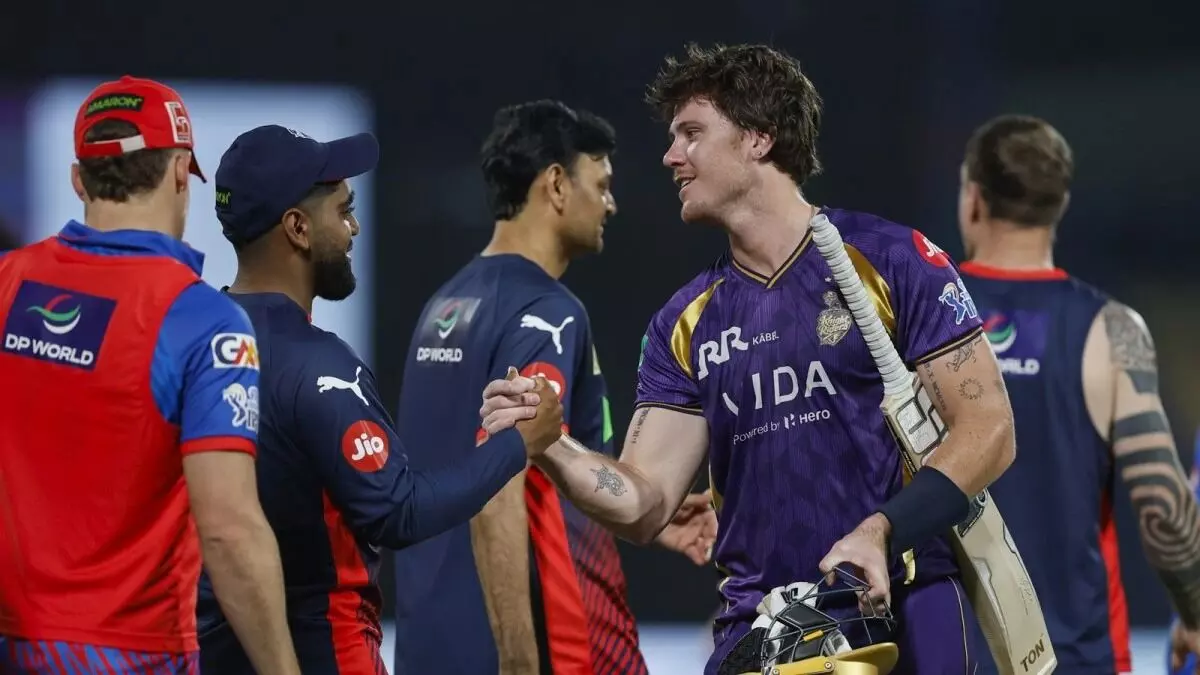 IPL 2026: ఫిన్ అలెన్ విధ్వంసం.. కేకేఆర్ వరుసగా నాలుగో విక్టరీ IPL 2026: ఫిన్ అలెన్ విధ్వంసం.. కేకేఆర్ వరుసగా నాలుగో విక్టరీ