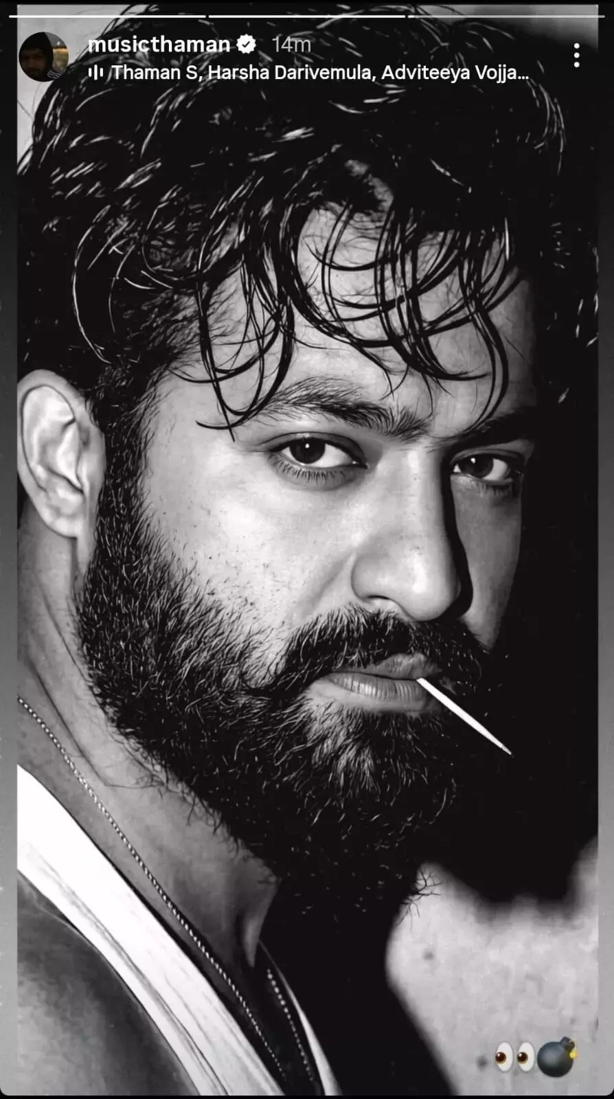 S. Thaman’s Sensational Post Goes Viral: బ్లాక్ అండ్ వైట్ పిక్లో జూనియర్ .. థమన్ సంచలన పోస్ట్! S. Thaman’s Sensational Post Goes Viral: బ్లాక్ అండ్ వైట్ పిక్లో జూనియర్ .. థమన్ సంచలన పోస్ట్!