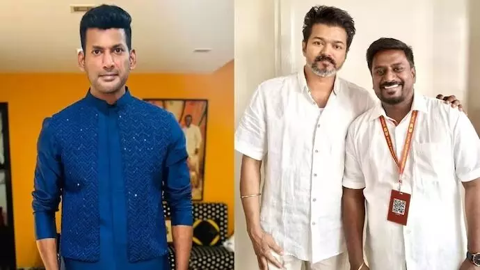 Hero Vishal Expresses: సీఎం విజయ్ నిర్ణయంపై హీరో విశాల్ తీవ్ర అసంతృప్తి Hero Vishal Expresses: సీఎం విజయ్ నిర్ణయంపై హీరో విశాల్ తీవ్ర అసంతృప్తి
