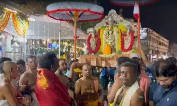 Himayatnagar TTD Temple: హిమాయత్నగర్ టీటీడీ ఆలయంలో వైభవంగా వసంతోత్సవాలు Himayatnagar TTD Temple: హిమాయత్నగర్ టీటీడీ ఆలయంలో వైభవంగా వసంతోత్సవాలు