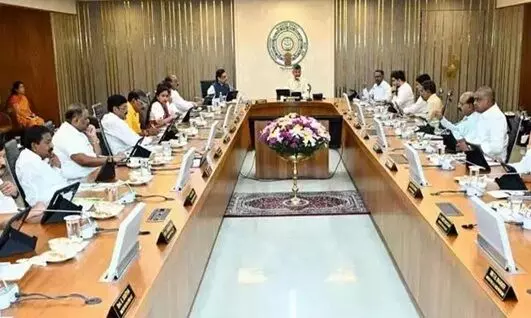 AP Cabinet: ఏపీ మంత్రివర్గం: పలు కీలక నిర్ణయాలు AP Cabinet: ఏపీ మంత్రివర్గం: పలు కీలక నిర్ణయాలు