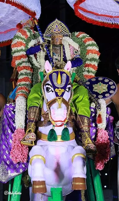 Sri Kalyana Srinivasa Swamy : కల్కి అలంకారంలో అశ్వవాహనంపై శ్రీ కల్యాణ శ్రీనివాసుడి వైభోగం! Sri Kalyana Srinivasa Swamy : కల్కి అలంకారంలో అశ్వవాహనంపై శ్రీ కల్యాణ శ్రీనివాసుడి వైభోగం!