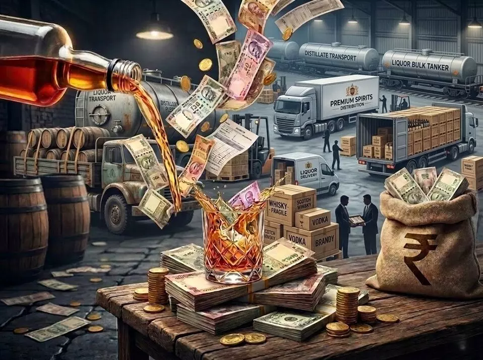 Liquor Transportation: మద్యం రవాణాలో భారీ అక్రమాలు.. ఏపీలో వైకాపా ముఠా రూ.195 కోట్ల అక్రమ లాభాలు ఆర్జించిందని ఆరోపణలు Liquor Transportation: మద్యం రవాణాలో భారీ అక్రమాలు.. ఏపీలో వైకాపా ముఠా రూ.195 కోట్ల అక్రమ లాభాలు ఆర్జించిందని ఆరోపణలు