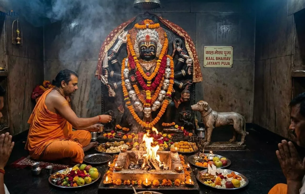 Kalabhairava Puja on Ashtami: అష్టమి వేళ కాలభైరవ పూజ.. సకల కష్టాలు, ఆర్థిక ఇబ్బందులు తొలగించే అద్భుత మార్గం.. Kalabhairava Puja on Ashtami: అష్టమి వేళ కాలభైరవ పూజ.. సకల కష్టాలు, ఆర్థిక ఇబ్బందులు తొలగించే అద్భుత మార్గం..