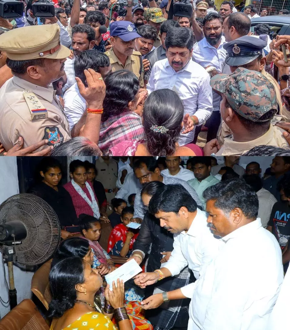 Government of Andhra Pradesh: సముద్రంలో గల్లంతైన మత్స్యకారుల కుటుంబాలకు ప్రభుత్వం రూ.10 లక్షల చొప్పున పరిహారం Government of Andhra Pradesh: సముద్రంలో గల్లంతైన మత్స్యకారుల కుటుంబాలకు ప్రభుత్వం రూ.10 లక్షల చొప్పున పరిహారం