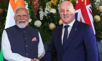 India-New Zealand Mega Deal: భారత్-న్యూజిలాండ్ మధ్య మెగా డీల్.. 2030 నాటికి రూ.35,000 కోట్ల భారీ వ్యాపార లక్ష్యం India-New Zealand Mega Deal: భారత్-న్యూజిలాండ్ మధ్య మెగా డీల్.. 2030 నాటికి రూ.35,000 కోట్ల భారీ వ్యాపార లక్ష్యం