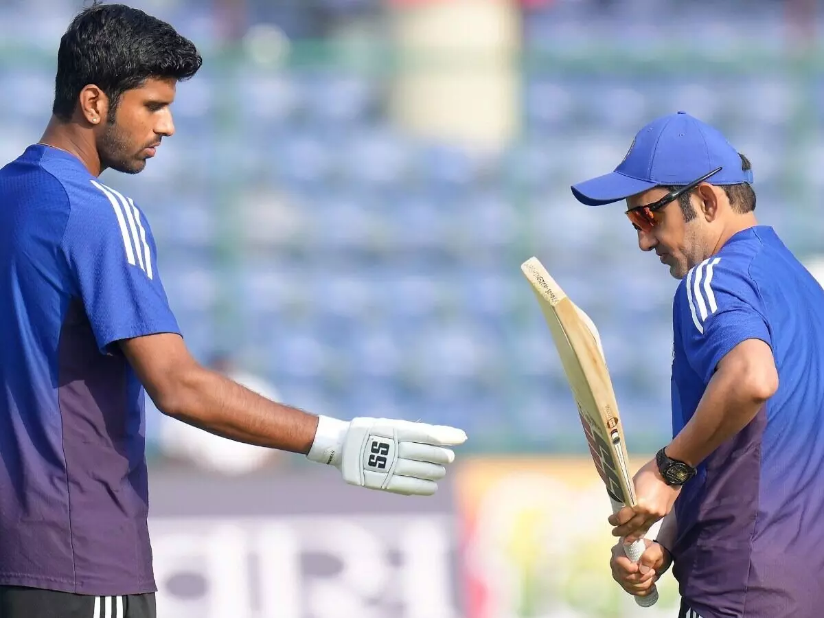 Washington Sundar: నా బ్యాటింగ్ శైలిని మార్చింది ఆ ఇద్దరే : వాషింగ్టన్ సుందర్ Washington Sundar: నా బ్యాటింగ్ శైలిని మార్చింది ఆ ఇద్దరే : వాషింగ్టన్ సుందర్
