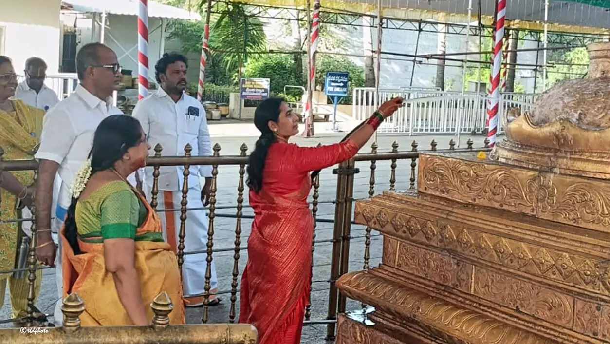 Srinivasa Mangapuram Temple: సాక్షాత్కార వైభవోత్సవాలకు ముస్తాబైన శ్రీనివాసమంగాపురం ఆలయం Srinivasa Mangapuram Temple: సాక్షాత్కార వైభవోత్సవాలకు ముస్తాబైన శ్రీనివాసమంగాపురం ఆలయం