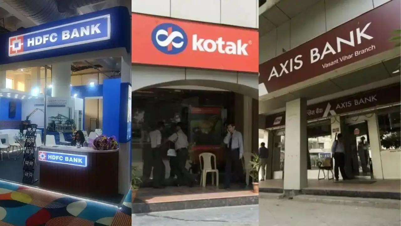 Banking Stocks Crash : ప్రైవేట్ బ్యాంకింగ్ షేర్లలో పతనాల తుఫాను.. గంటల వ్యవధిలోనే రూ.లక్ష కోట్లు ఆవిరి Banking Stocks Crash : ప్రైవేట్ బ్యాంకింగ్ షేర్లలో పతనాల తుఫాను.. గంటల వ్యవధిలోనే రూ.లక్ష కోట్లు ఆవిరి