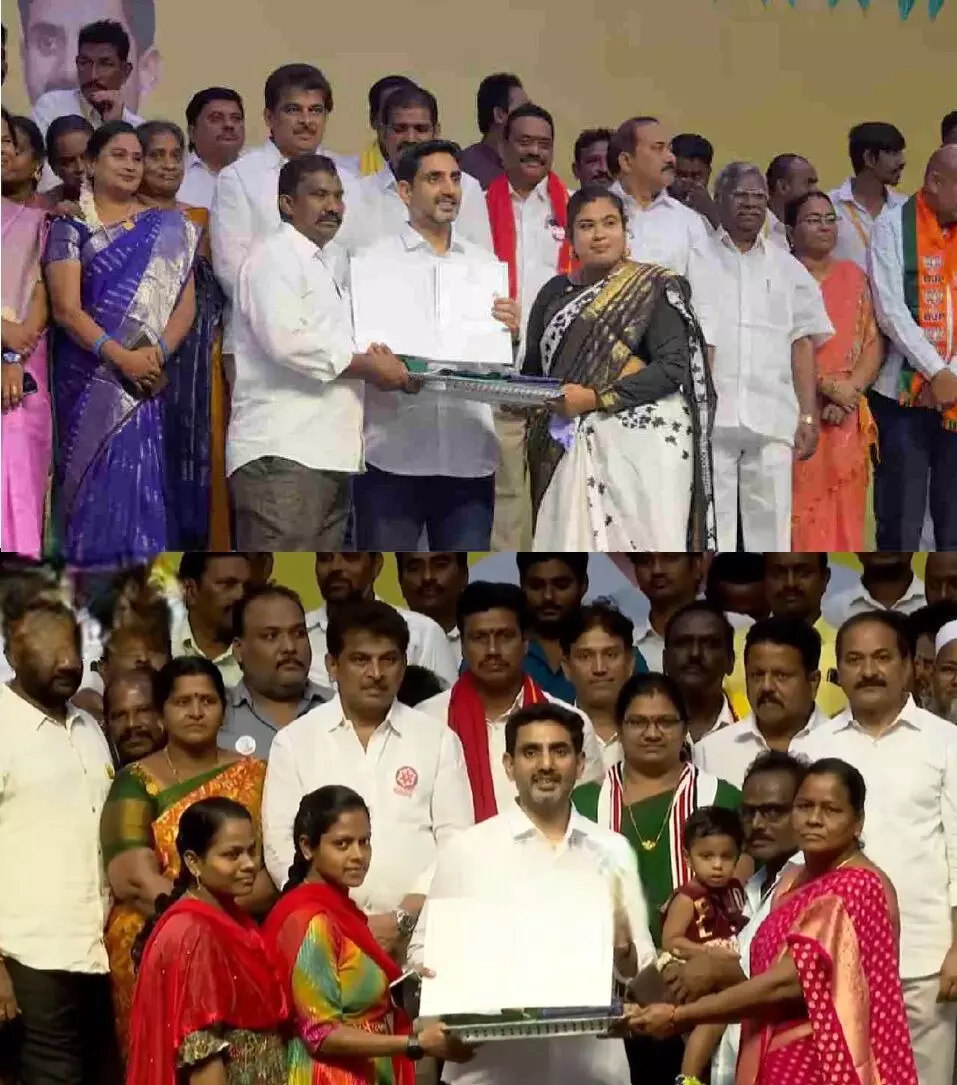 Minister Nara Lokesh: మంగళగిరి అభివృద్ధి ఆగలేదు: బడ్జెట్ కొరత ఉన్నా పనులు కొనసాగుతున్నాయి - లోకేశ్ Minister Nara Lokesh: మంగళగిరి అభివృద్ధి ఆగలేదు: బడ్జెట్ కొరత ఉన్నా పనులు కొనసాగుతున్నాయి - లోకేశ్