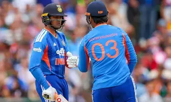 Three-match T20 Series: ఎట్టకేలకు భారత్ విక్టరీ..వైభవ్ విధ్వంసంతో జింబాబ్వే చిత్తు Three-match T20 Series: ఎట్టకేలకు భారత్ విక్టరీ..వైభవ్ విధ్వంసంతో జింబాబ్వే చిత్తు